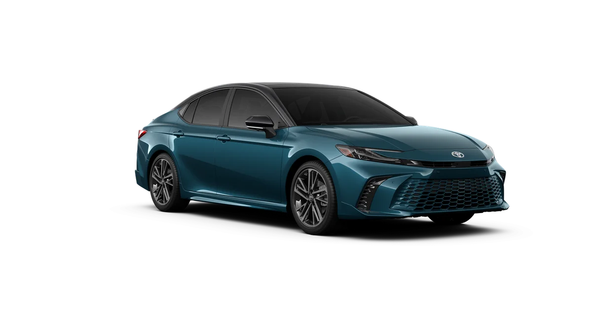 New 2026 Ocean Gem with Midnight Black Metallic roof Toyota XSE image 15