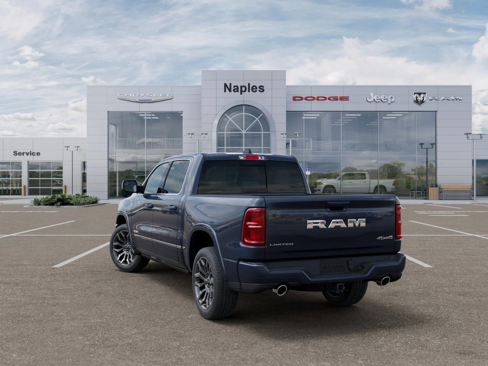 New 2026 Forged Blue Metallic Exterior Paint RAM Limited image 3