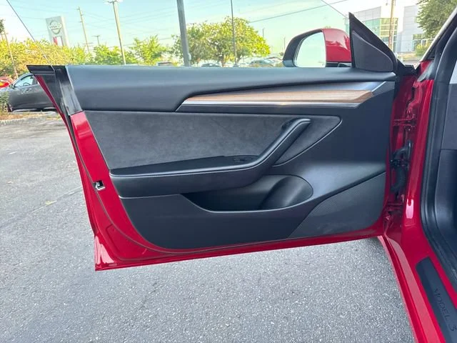 Used 2022 Red Multi-Coat Tesla Long Range image 17