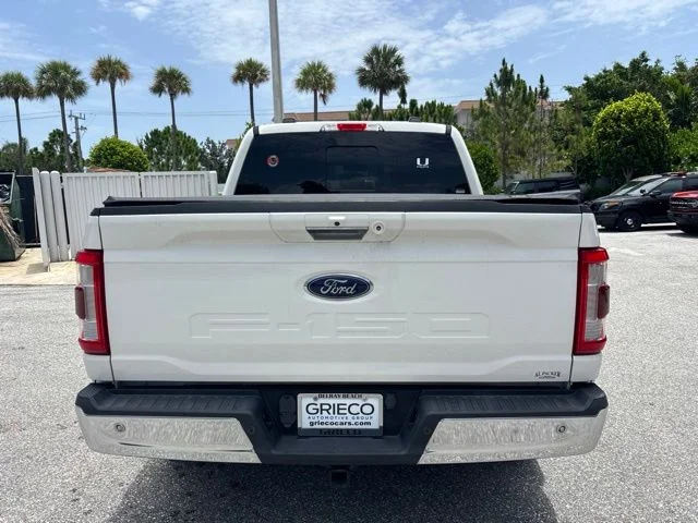 Certified Used 2021 Star White Ford Lariat image 9