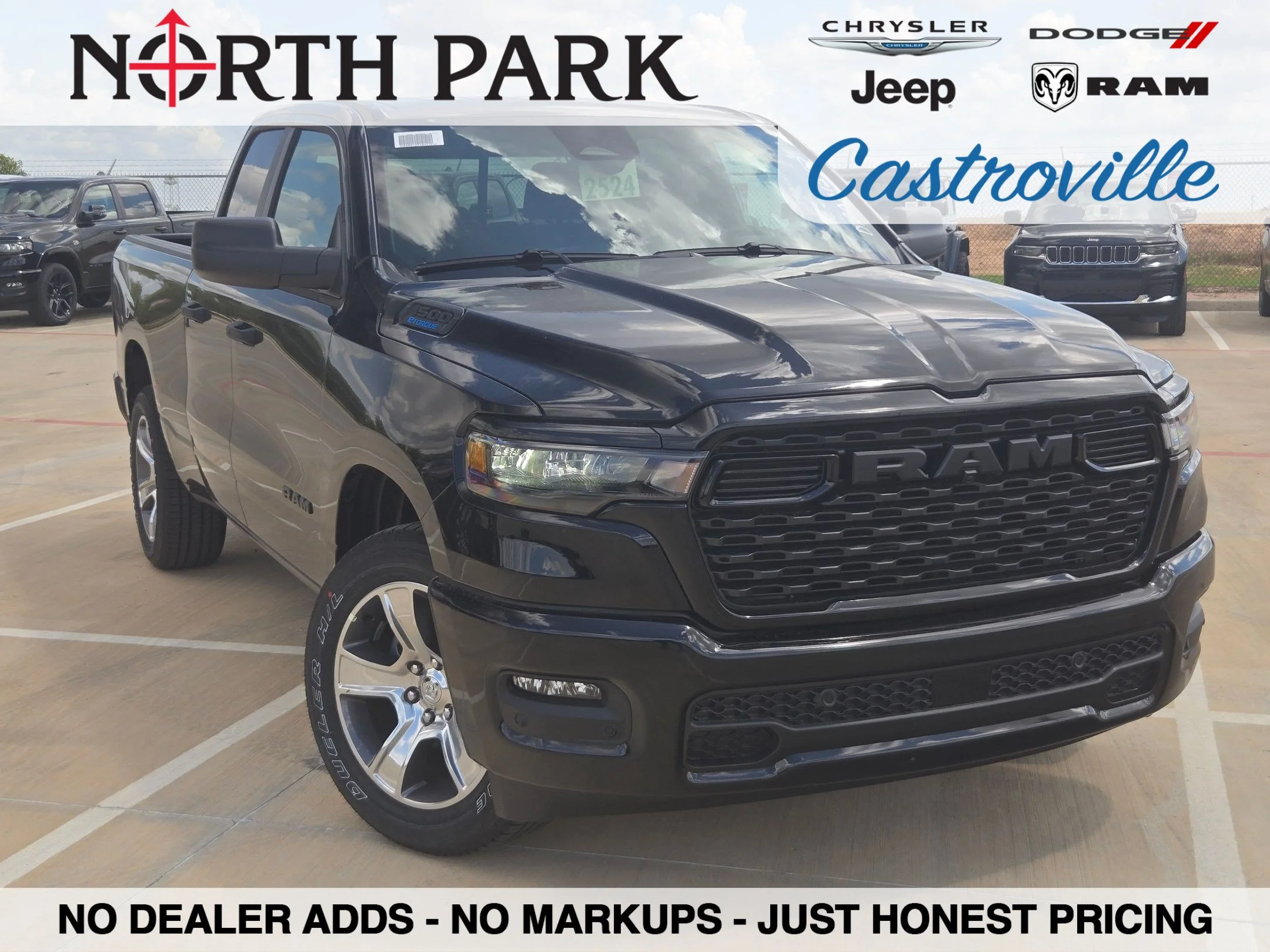 New 2026 Diamond Black Crystal Pearl-Coat Exterior Paint RAM Express image 1
