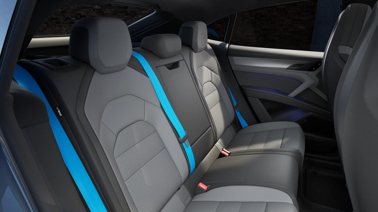 New 2026 Pale Blue Metallic Porsche Turbo Coupe Electric image 13