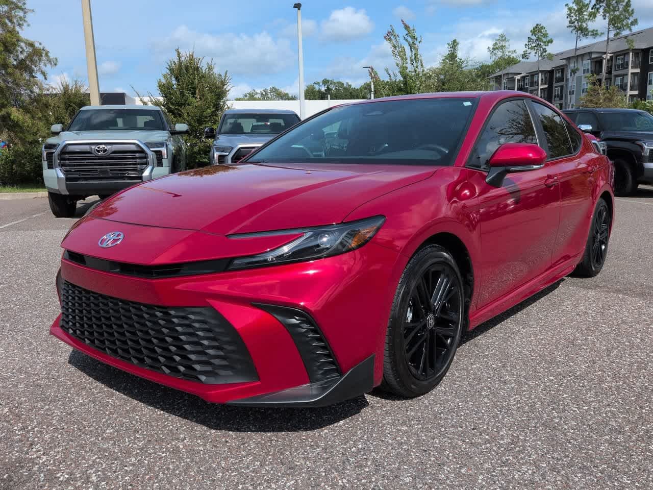 Used 2026 Supersonic Red Toyota SE image 2