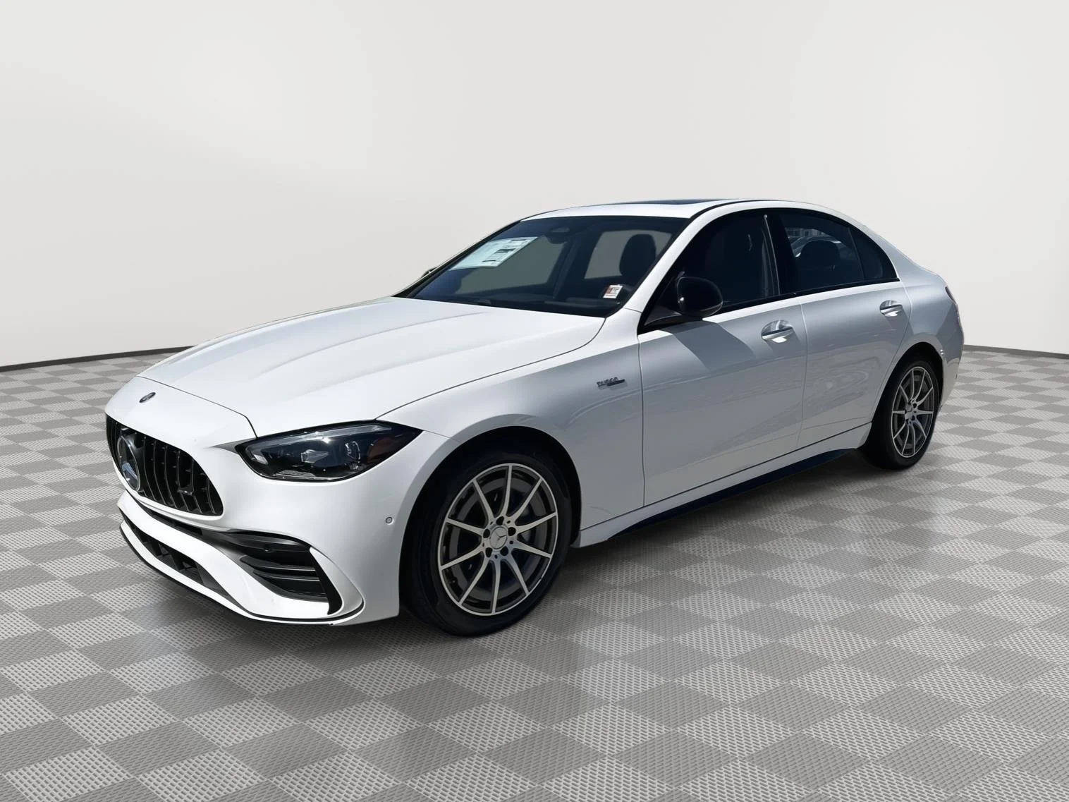 New 2026 Polar White Mercedes-Benz AMG® C 43 4MATIC® Sedan image 7