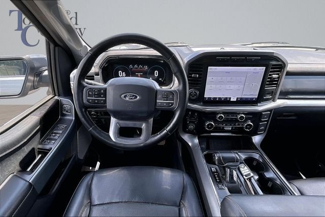 Used 2023 Iconic Silver Metallic Ford Lariat image 4