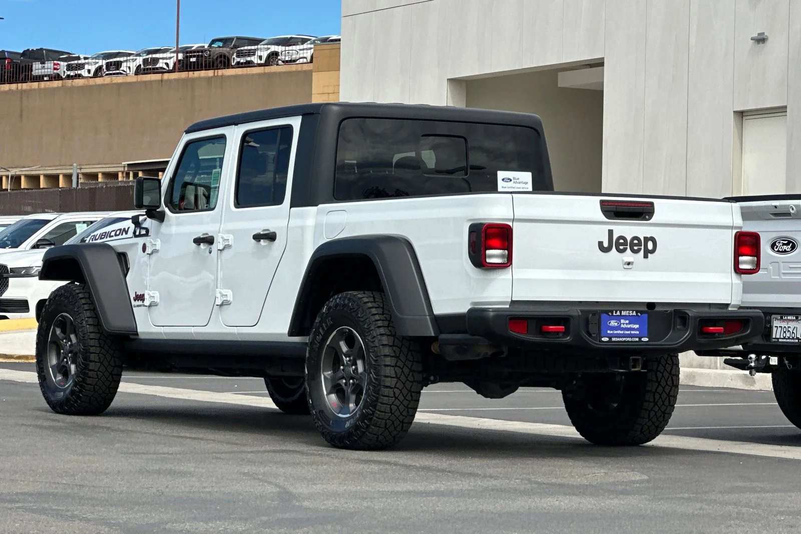 Certified Used 2021 Bright White Clearcoat Jeep Rubicon image 5