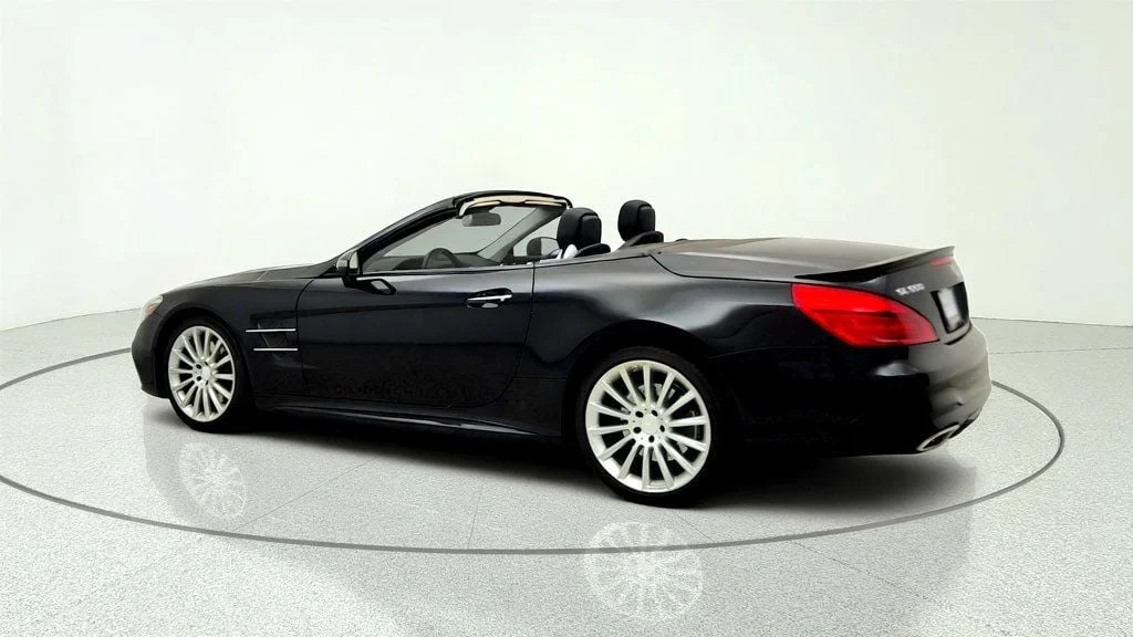 Used 2017 Black Mercedes-Benz SL 550 Roadster w/ Driver Assistance Pkg & MAGIC SKY CONTROL image 7