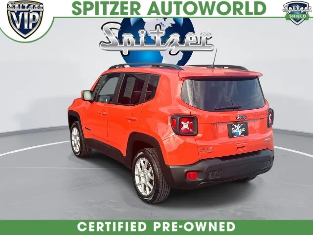 Certified Used 2021 Orange Jeep Latitude image 8