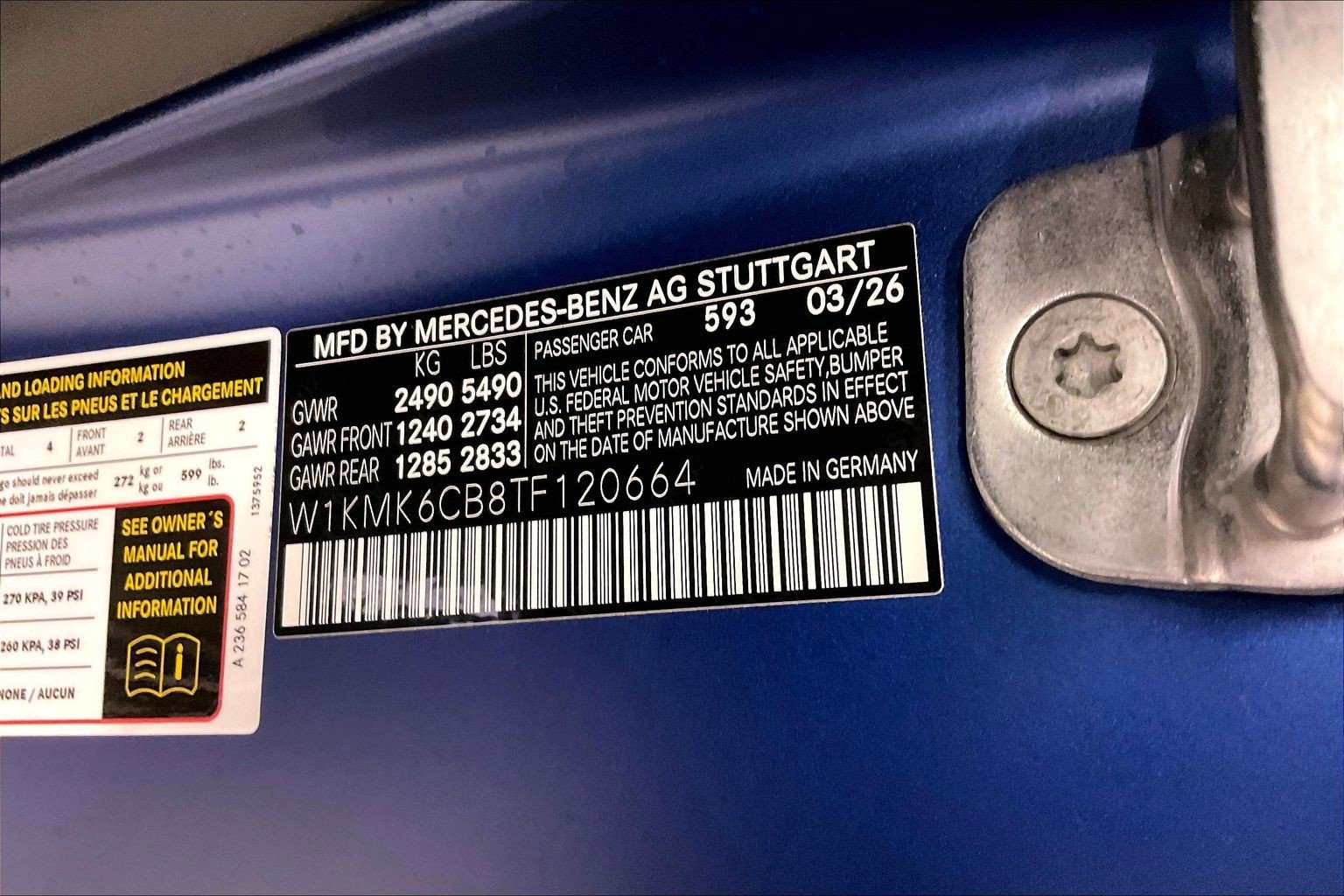 New 2026 MANUFAKTUR Starling Blue Magno Mercedes-Benz AMG® CLE 53 4MATIC+ Cabriolet image 25