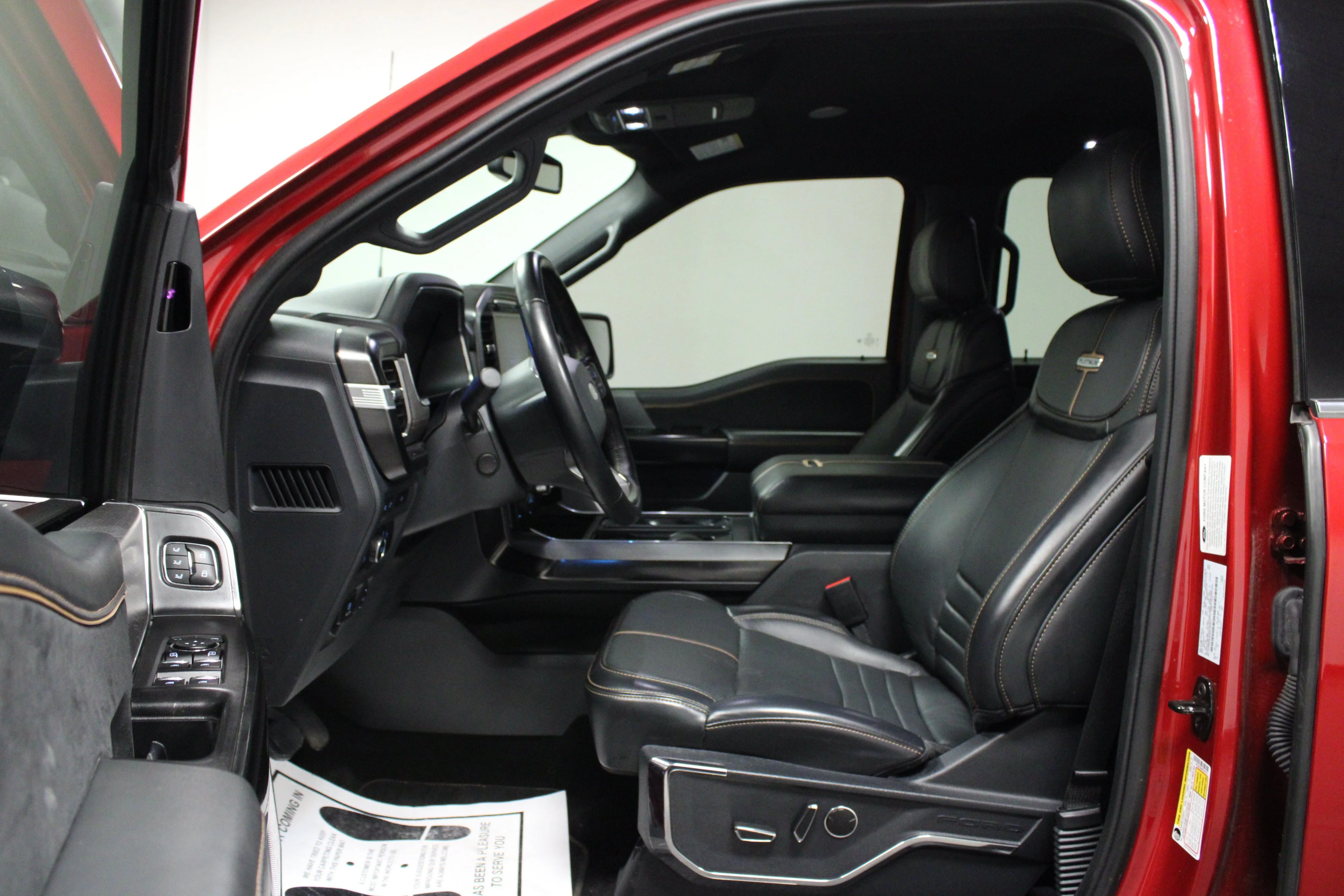 Used 2023 Rapid Red Metallic Tinted Clearcoat Ford Platinum image 12