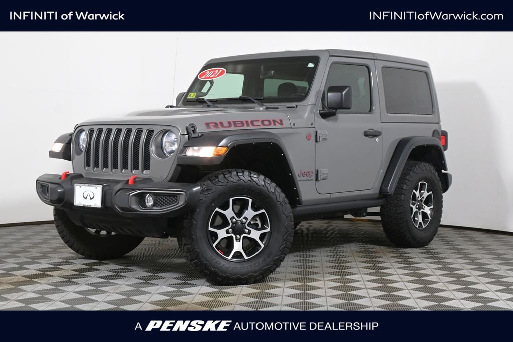 Used 2021 Gray Jeep Rubicon image 1