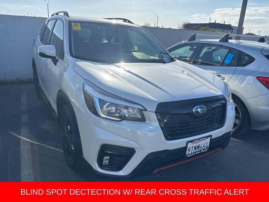 Used 2020 Crystal White Pearl Subaru Sport image 3