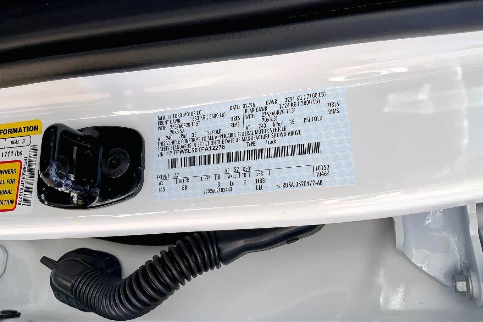 New 2026 Star White Metallic Tri-Coat Ford Lariat® image 21
