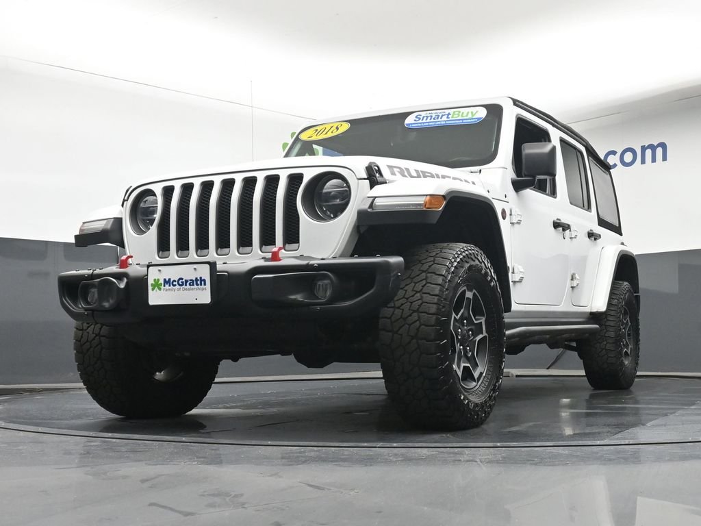 Used 2018 White Jeep Unlimited Rubicon image 7