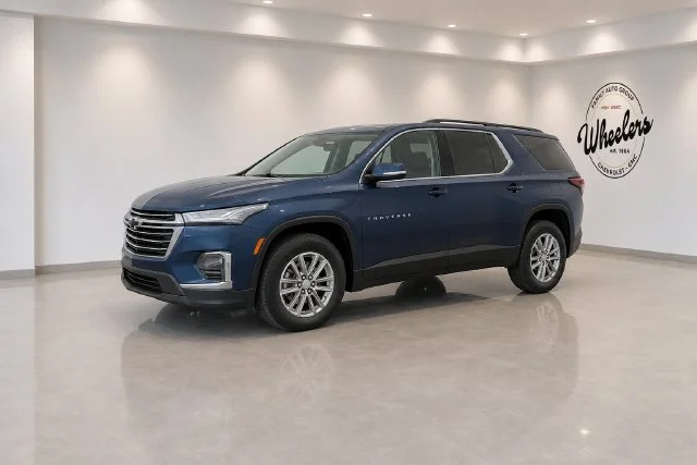 Used 2023 Northsky Blue Metallic Chevrolet LT Cloth image 1
