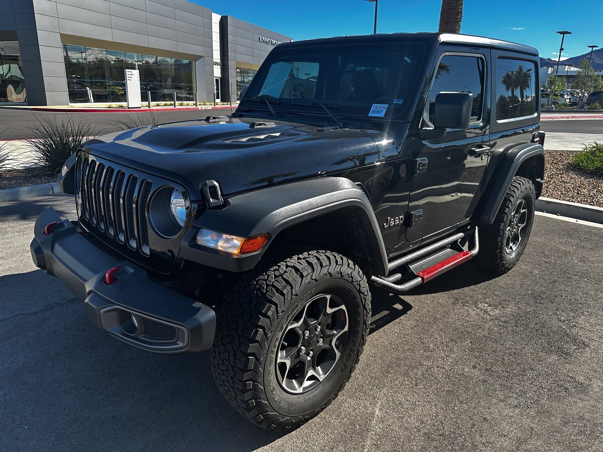 Used 2023 Black Clearcoat Jeep Rubicon image 1