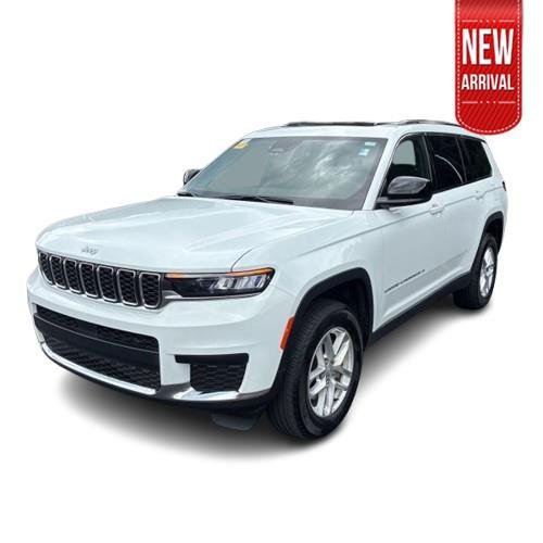 Used 2024 Bright White Clearcoat Jeep Laredo X image 1