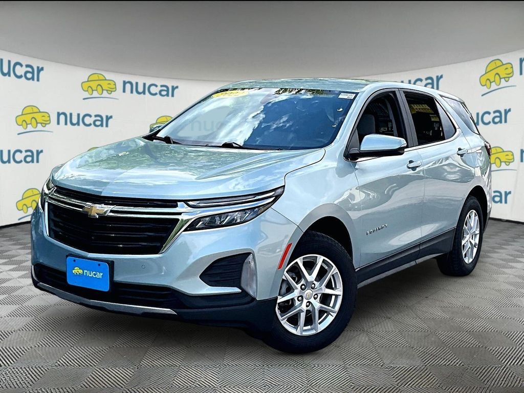 Used 2022 Seaglass Blue Metallic Chevrolet LT image 3
