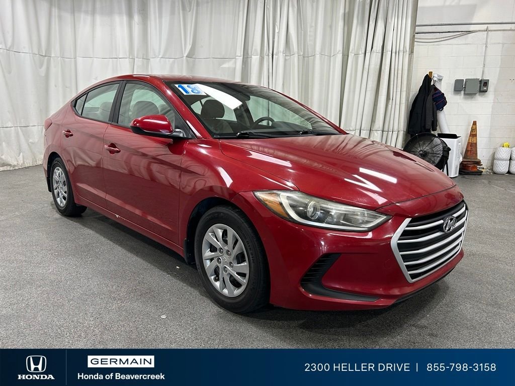 Used 2018 Hyundai Elantra SE with VIN KMHD74LF9JU580908 for sale in Beavercreek, OH