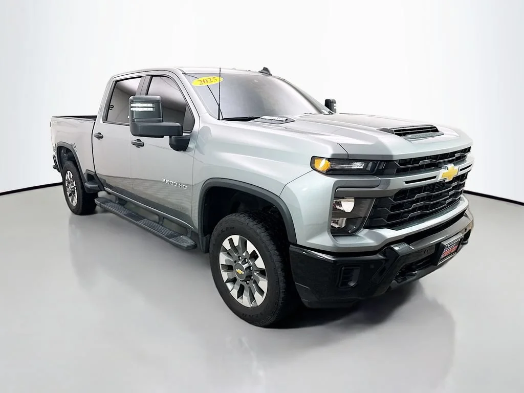 Used 2025 Sterling Gray Metallic Chevrolet Custom image 1
