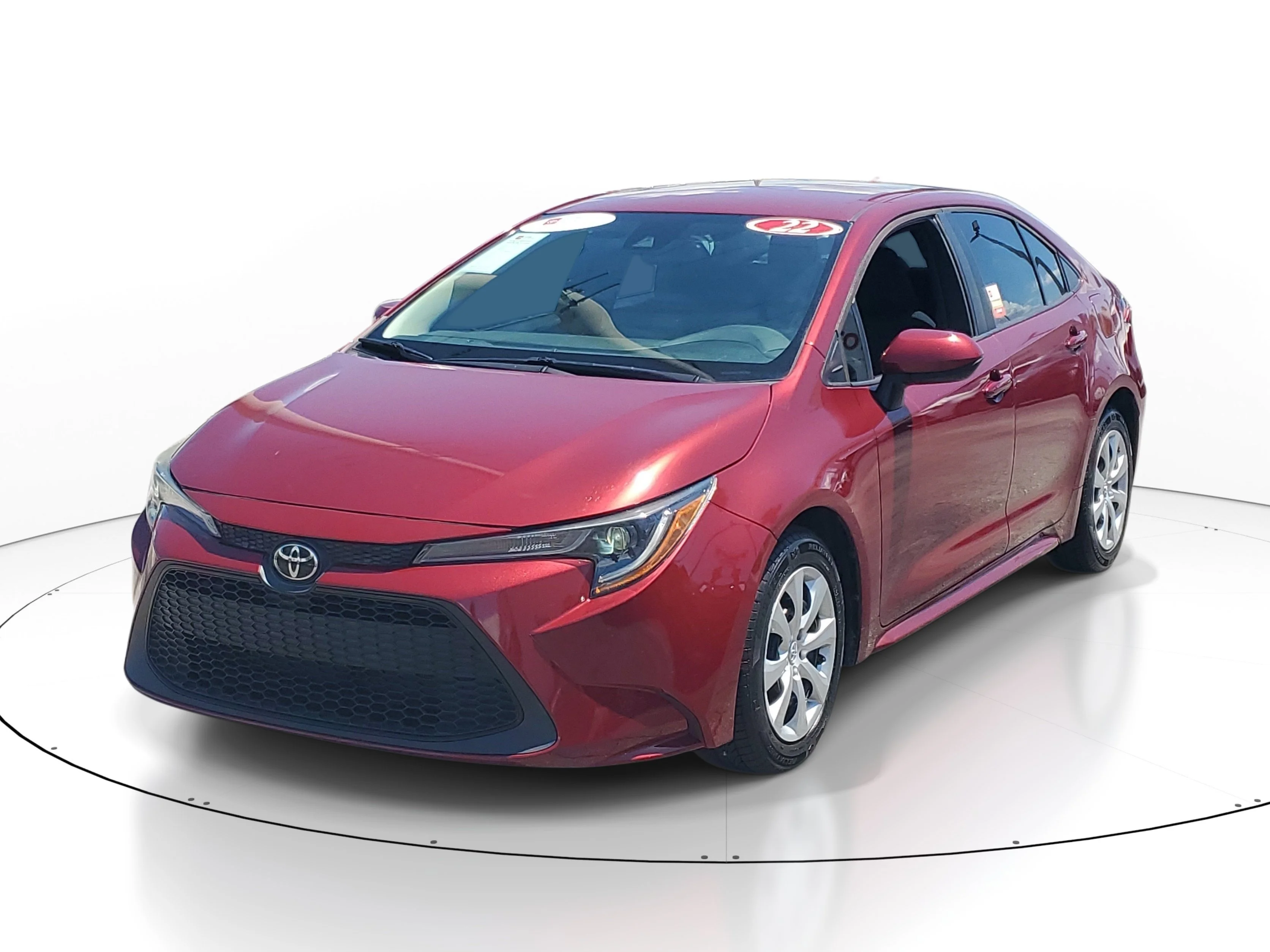 Used 2022 Ruby Flare Pearl Toyota LE image 3