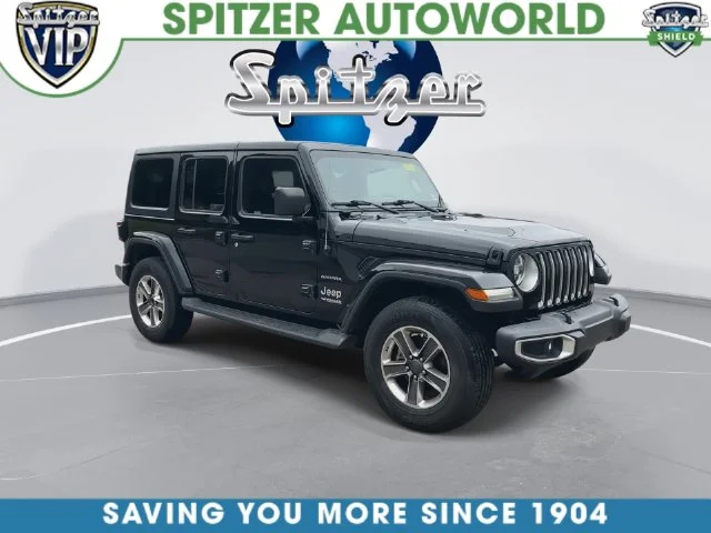 Used 2021 Black Jeep Unlimited Sahara image 3