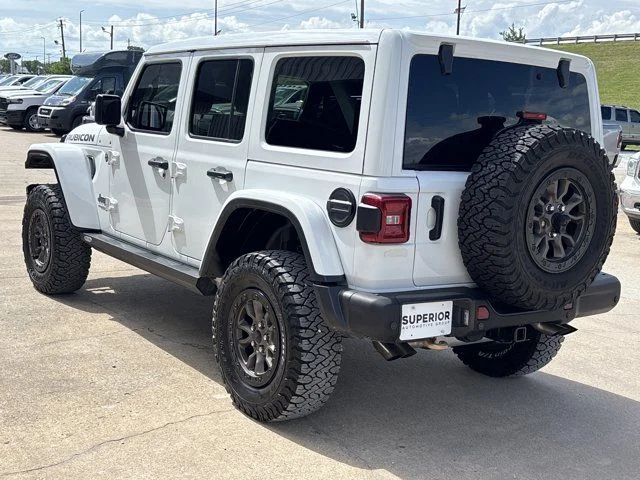 Used 2022 White Jeep Unlimited Rubicon 392 image 8