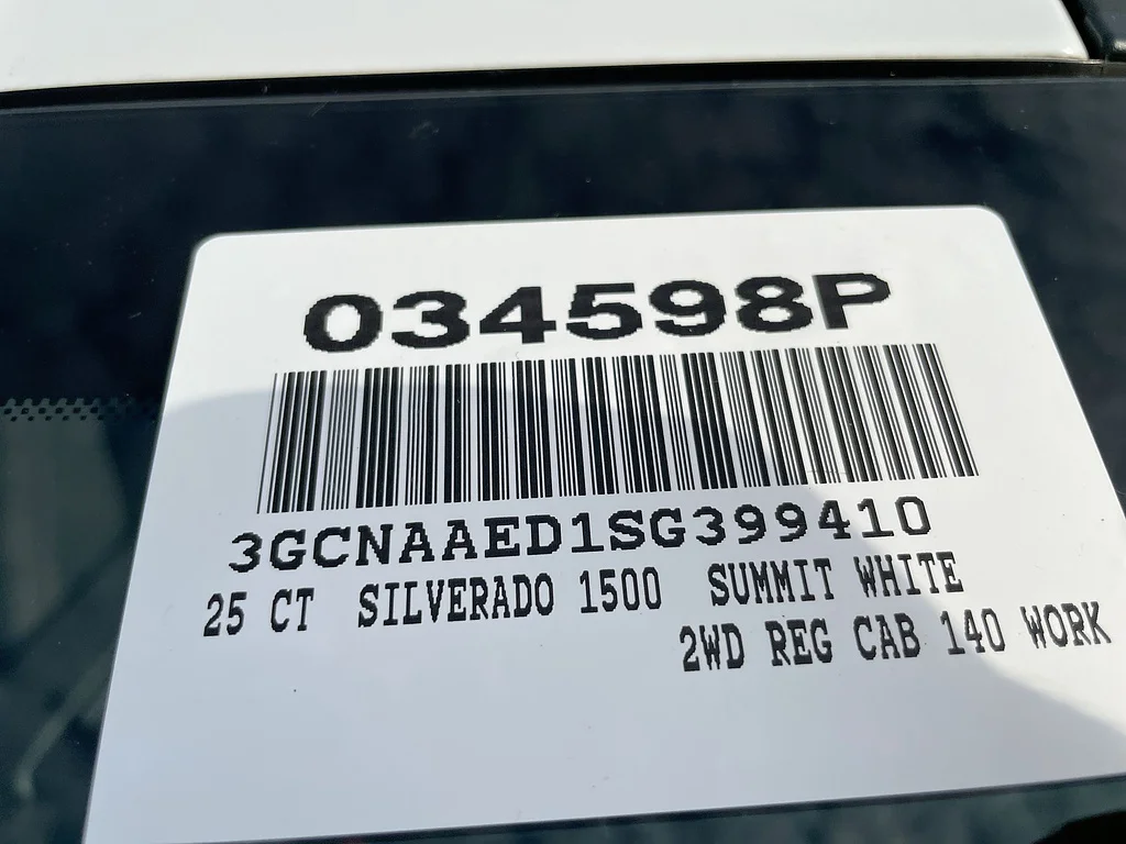 Used 2025 Summit White Chevrolet Work Truck image 32