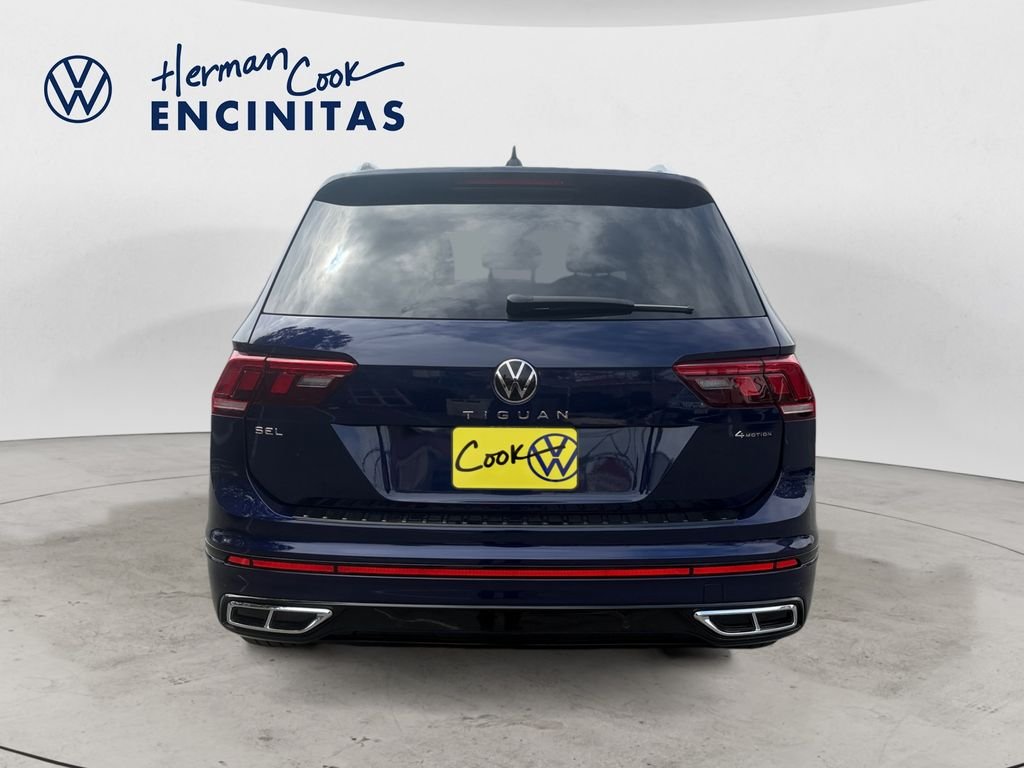 Certified Used 2023 Atlantic Blue Metallic Volkswagen 2.0T SEL R-Line image 4
