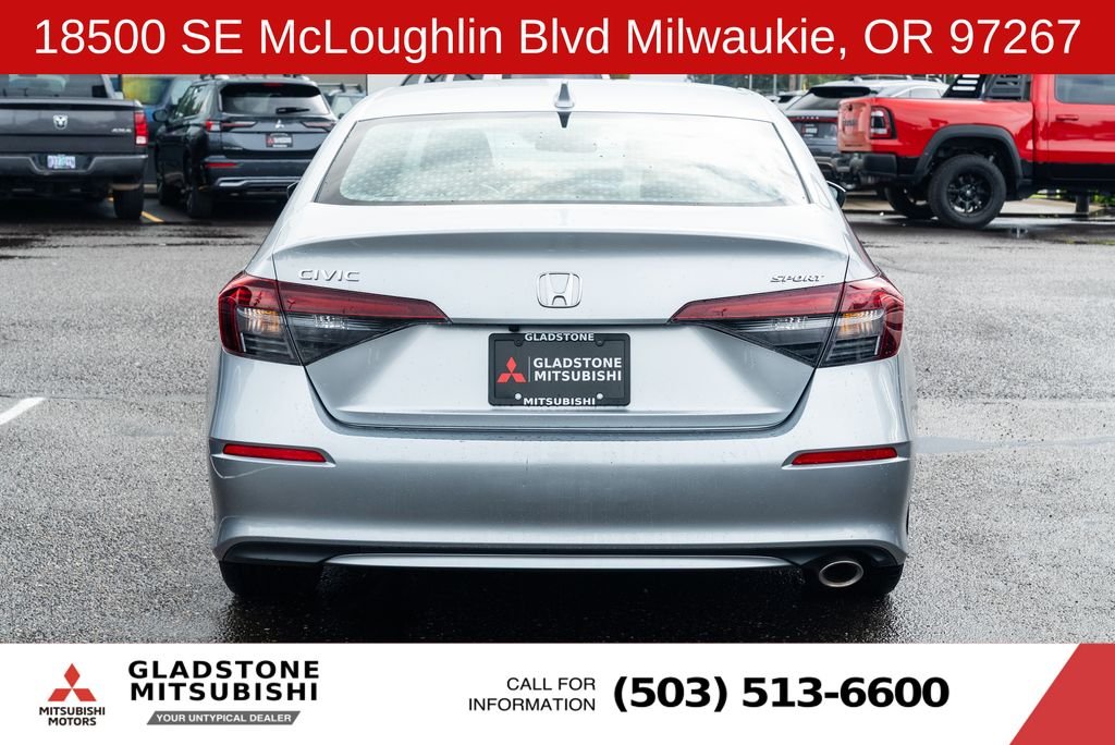 Used 2025 Solar Silver Metallic Honda Sport image 6