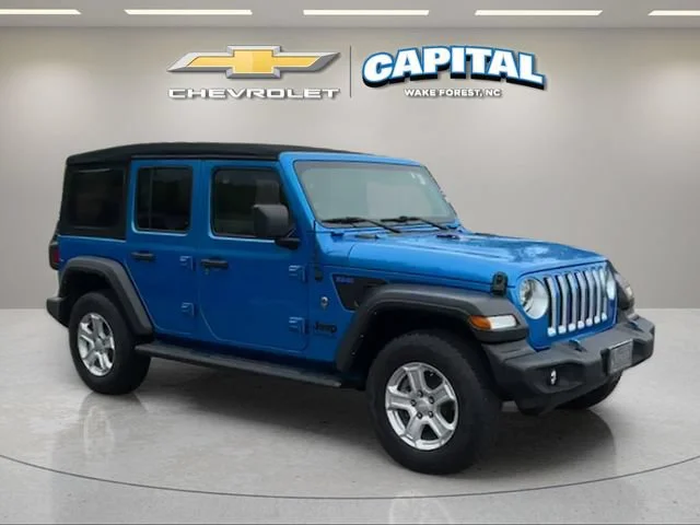 Used 2022 Blue Jeep Sport S 4x4 image 7