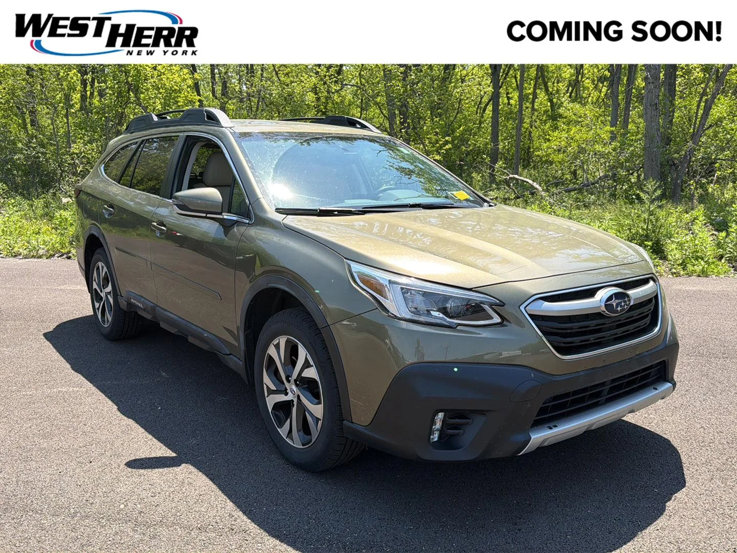 Used 2020 Autumn Green Metallic Subaru Limited image 1