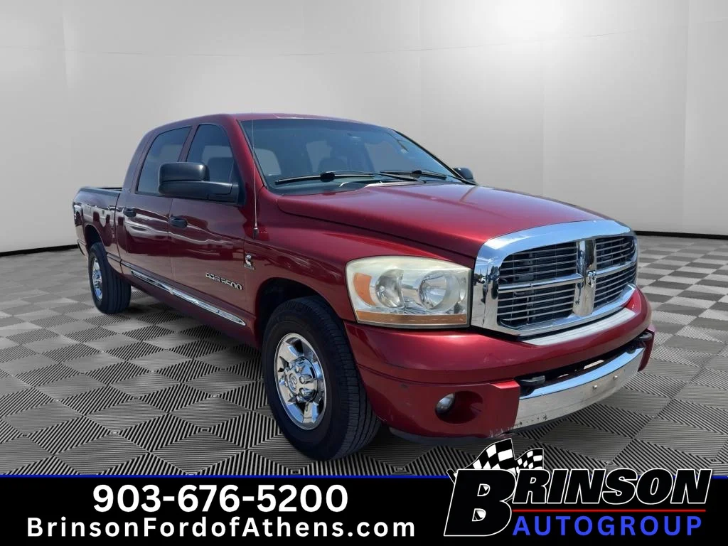 Used 2006 Inferno Red Crystal Pearlcoat Dodge Laramie image 3