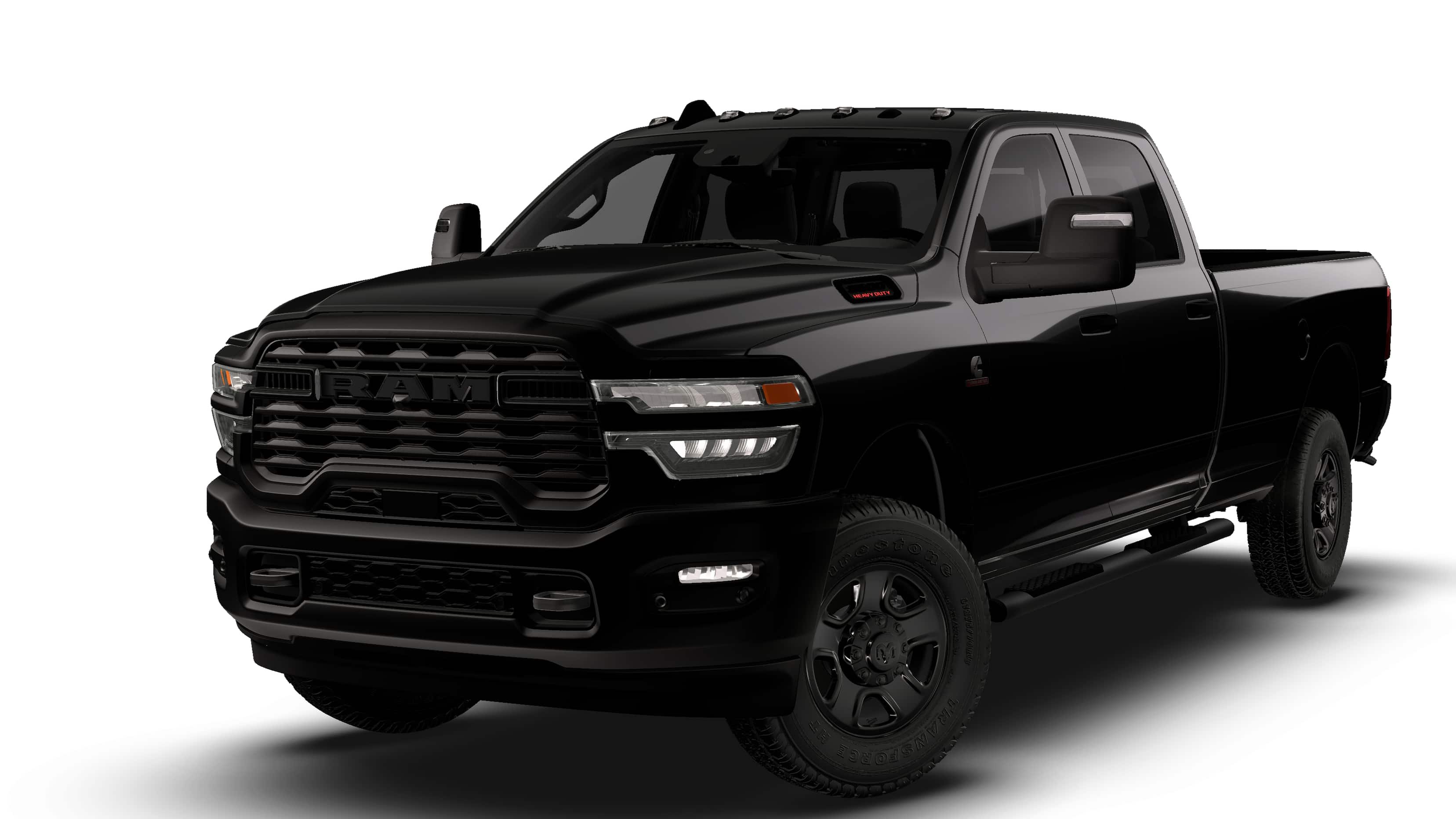 New 2026 Diamond Black Crystal Pearl-Coat Exterior Paint RAM TRADESMAN image 27