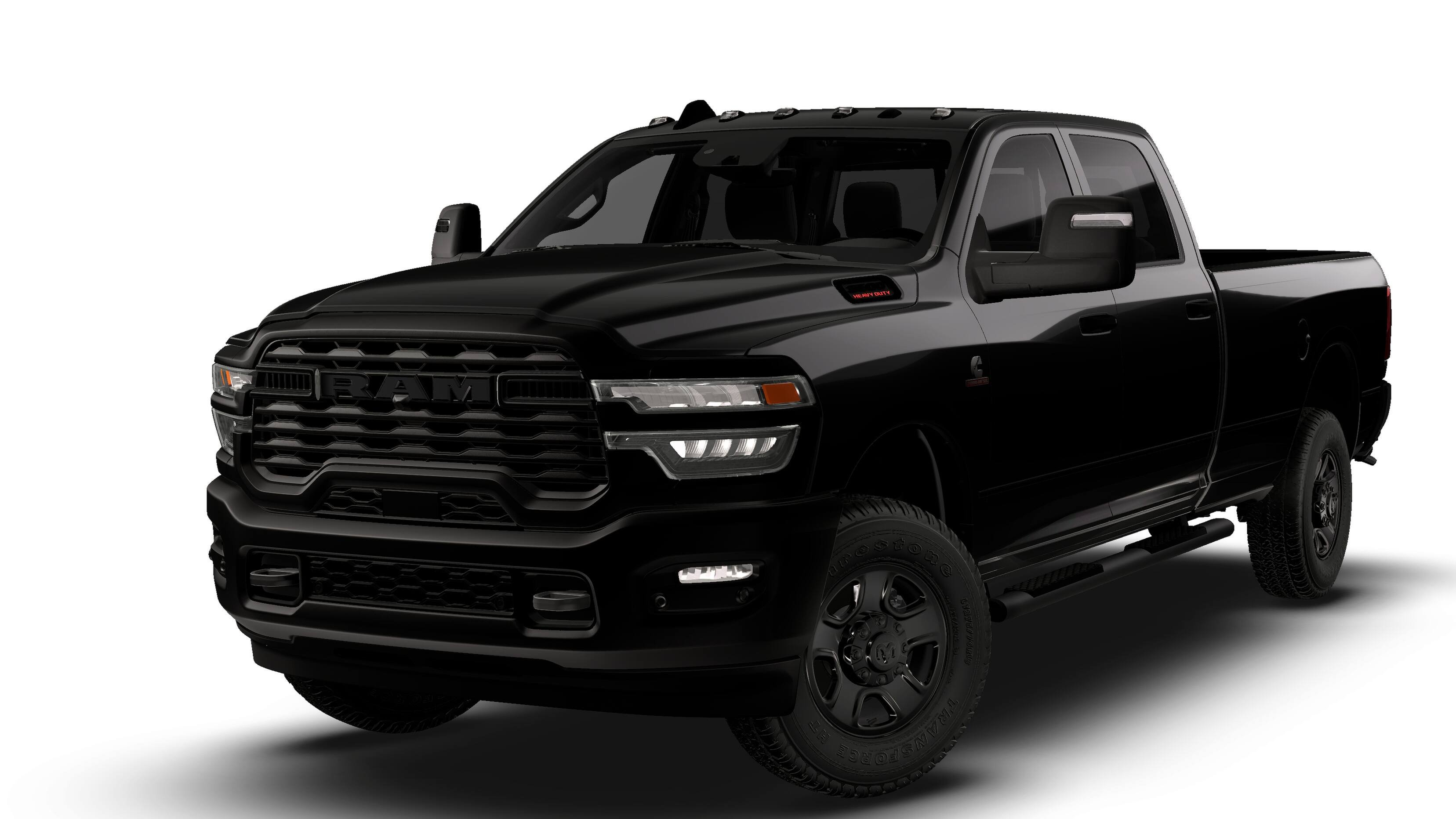 New 2026 Diamond Black Crystal Pearl-Coat Exterior Paint RAM TRADESMAN image 27