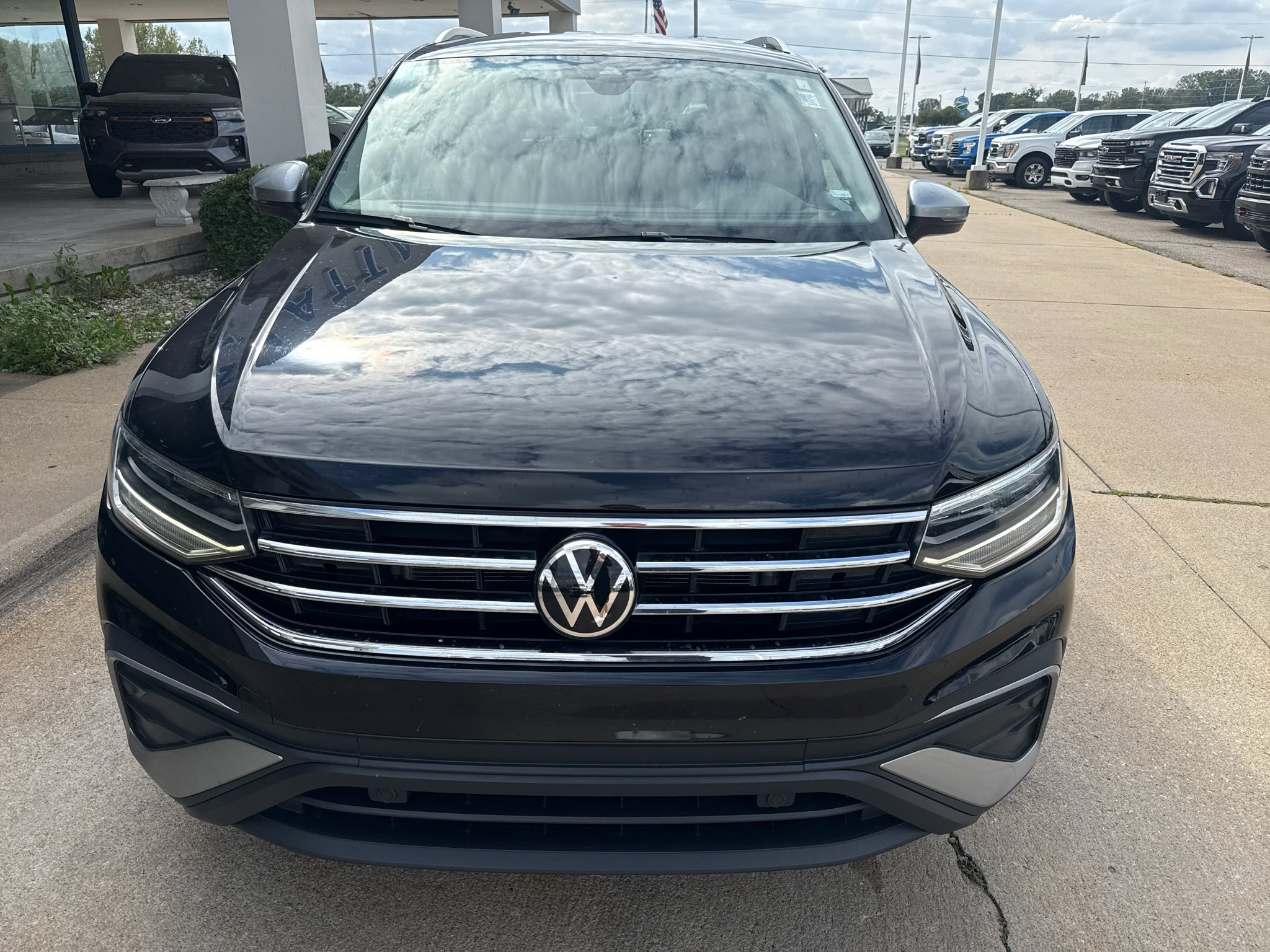 Used 2024 Deep Black Pearl Volkswagen Wolfsburg Edition image 3