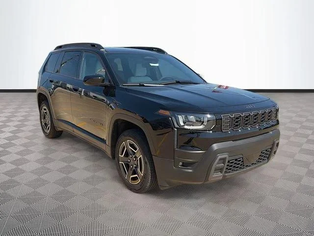 New 2026 Diamond Black Crystal Pearlcoat Jeep Laredo image 1