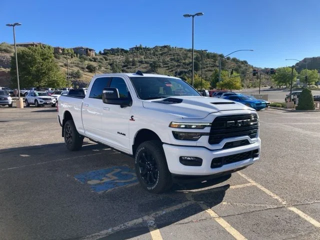 New 2026 Bright White Clear-Coat Exterior Paint RAM Laramie image 4
