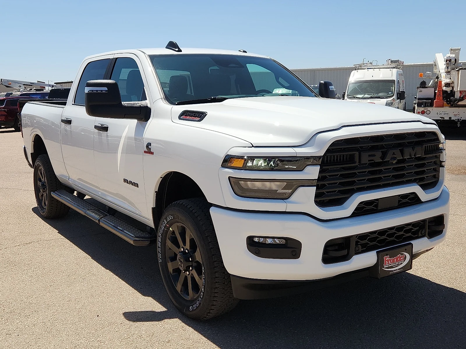 New 2026 Bright White Clear-Coat  Paint Ram LONE STAR CREW CAB 4X4 6