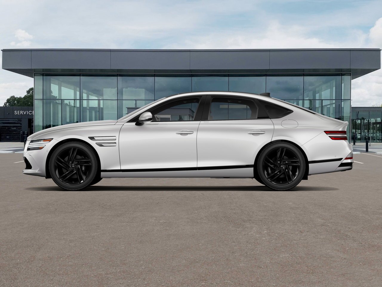 New 2027 Uyuni White Genesis 3.5T Prestige Black image 4