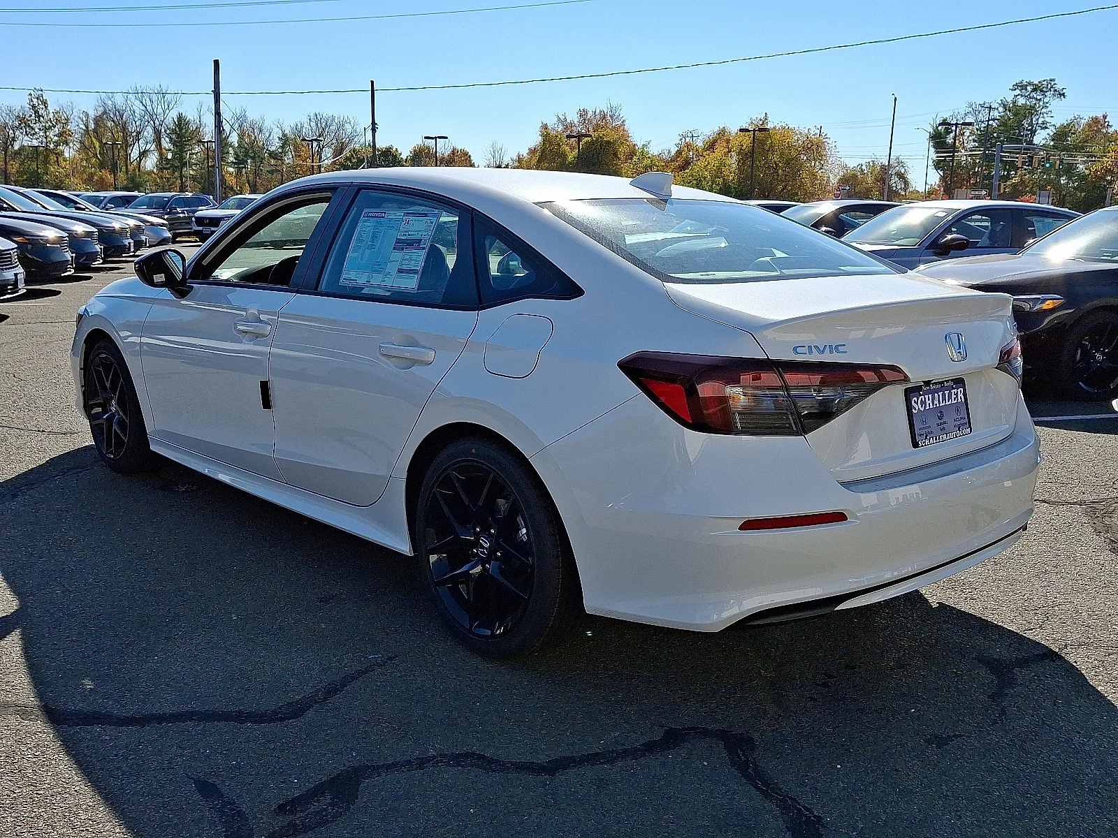 New 2026 Platinum White Pearl Honda Sport image 3