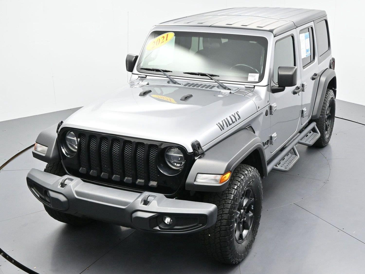 Used 2021 Billet Silver Metallic Clearcoat Jeep Unlimited Willys image 38
