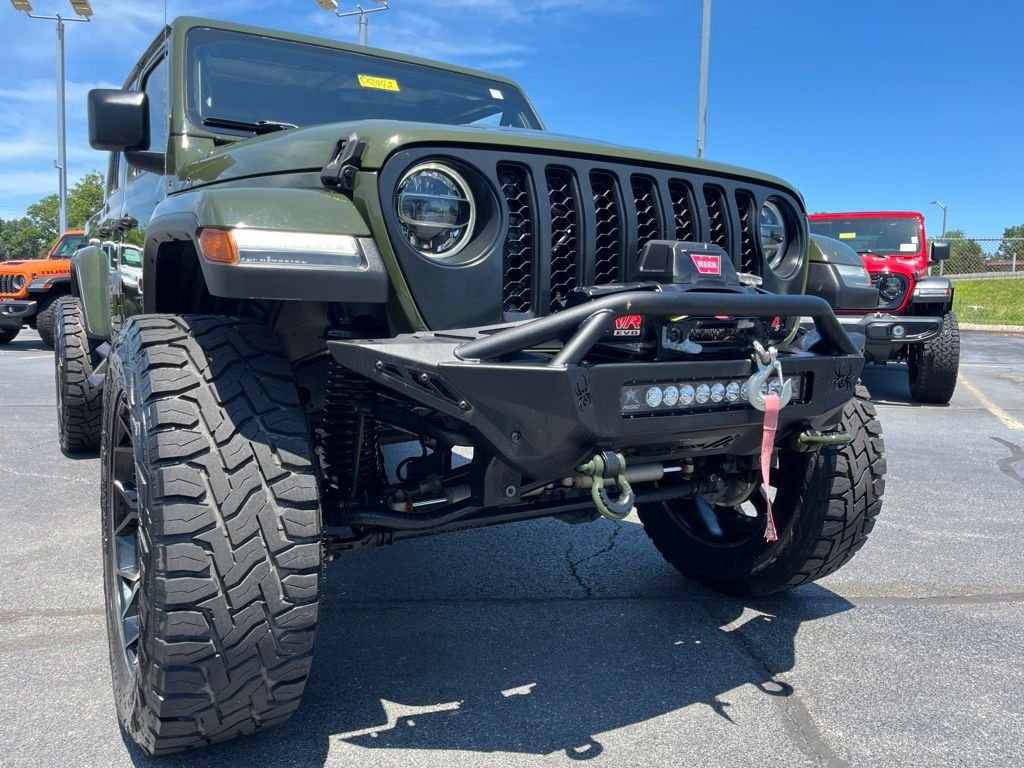 Used 2021 Green Clearcoat Jeep Overland image 56