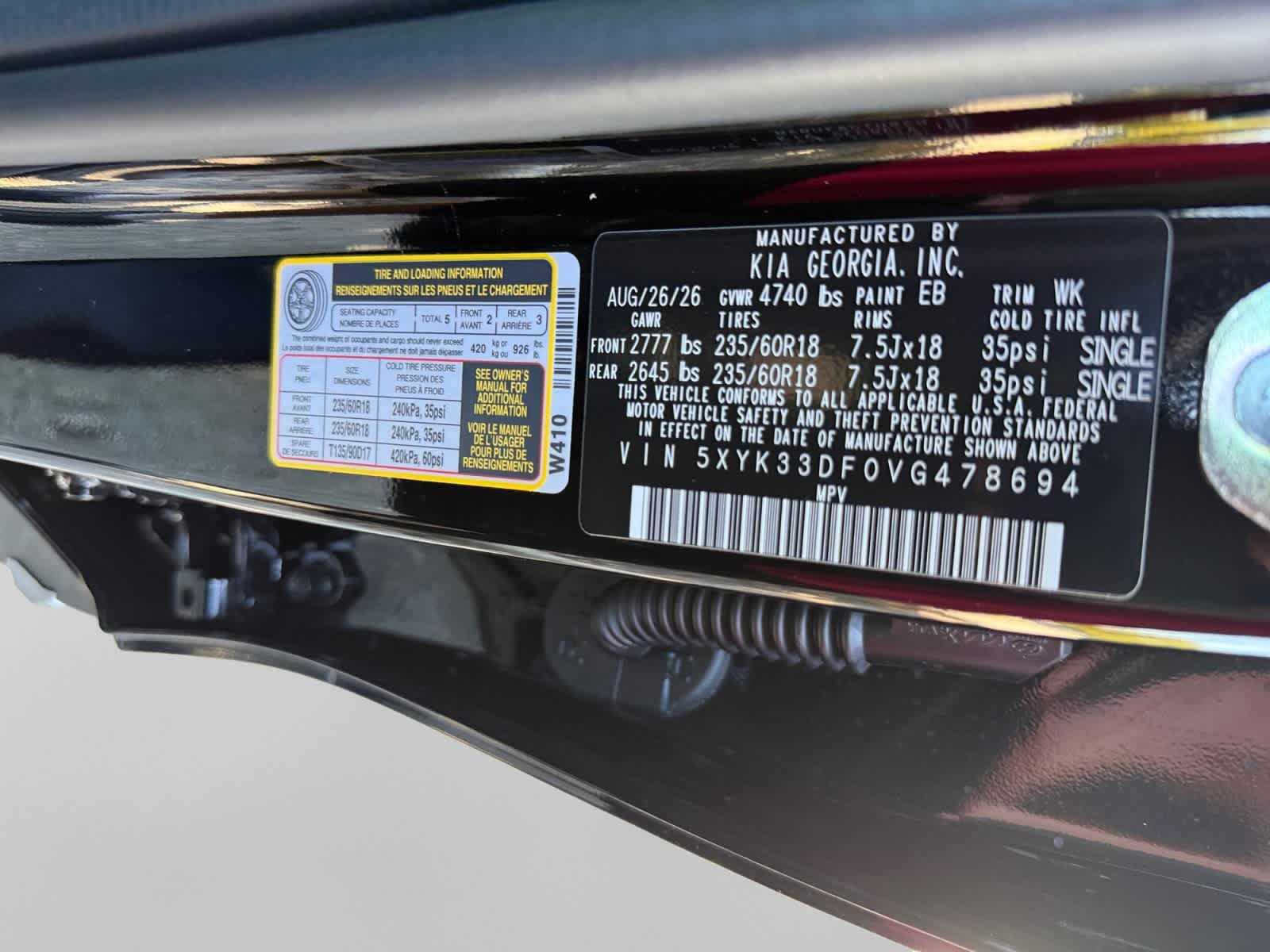 New 2027 Ebony Black Kia EX image 25