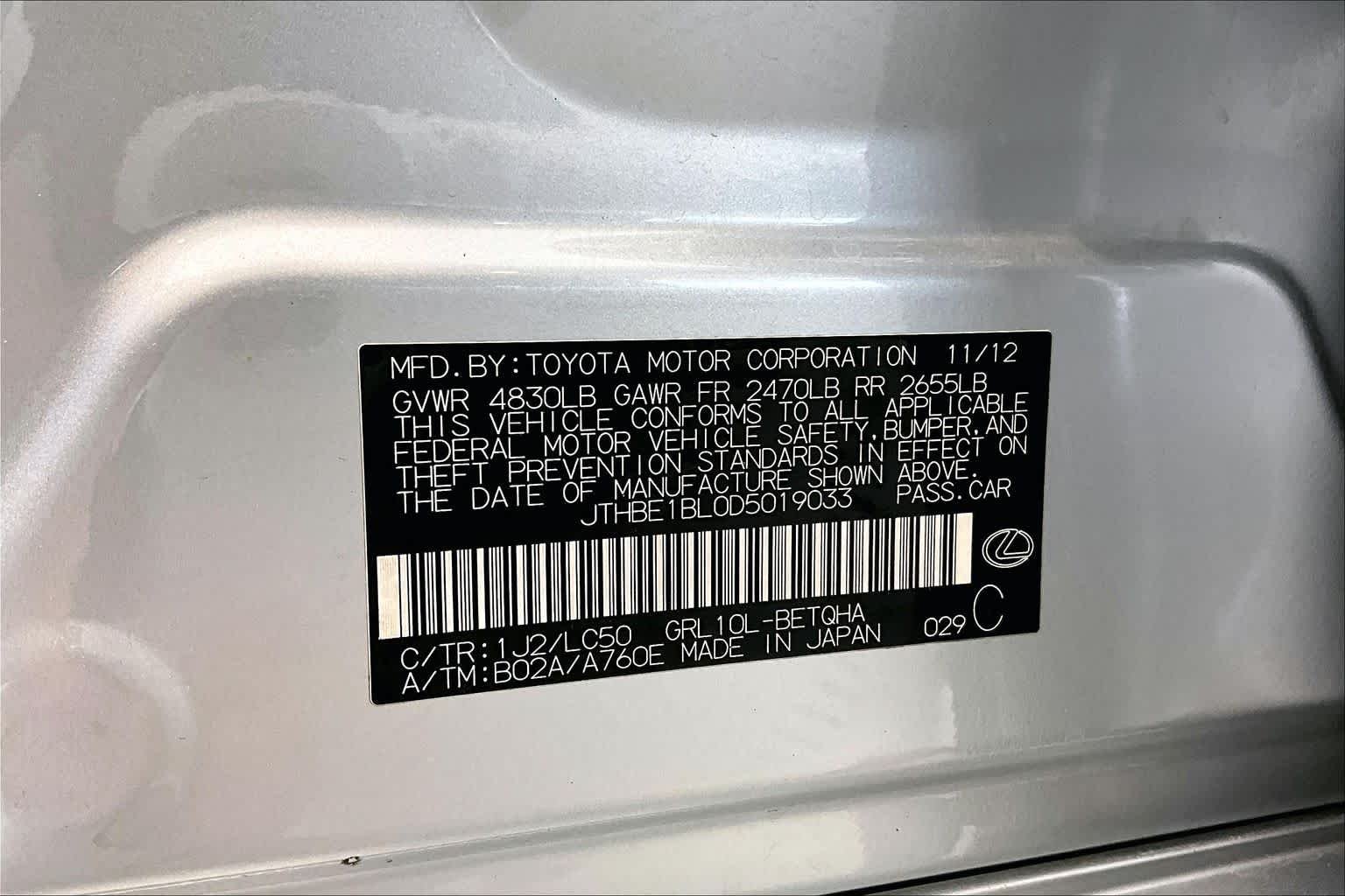 Used 2013 Liquid Platinum Lexus  image 35