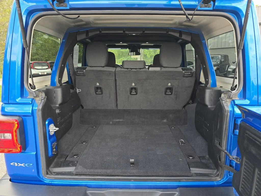 Used 2024 Blue Jeep Sahara 4xe image 17