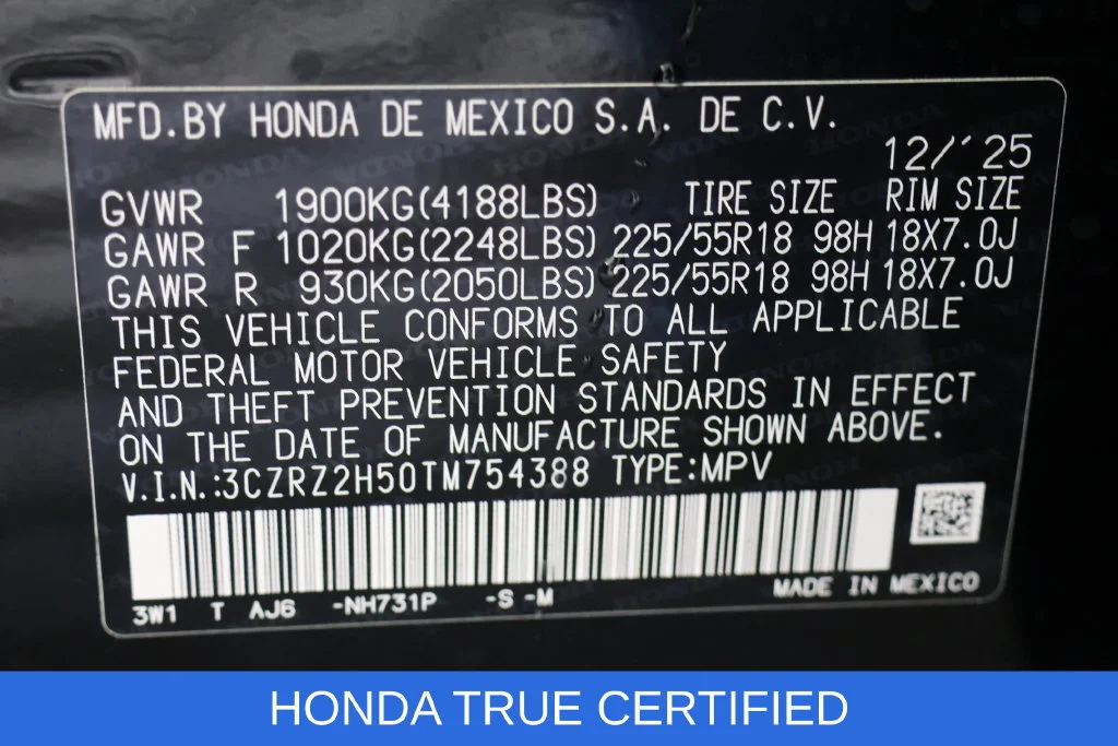 Certified Used 2026 Crystal Black Pearl Honda Sport image 29