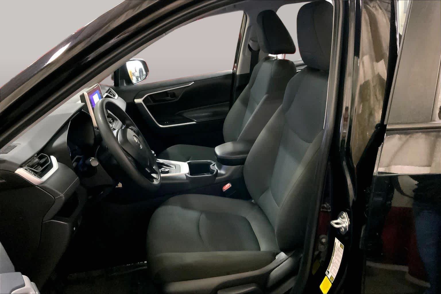 Used 2025 Midnight Black Metallic Toyota Hybrid LE image 8