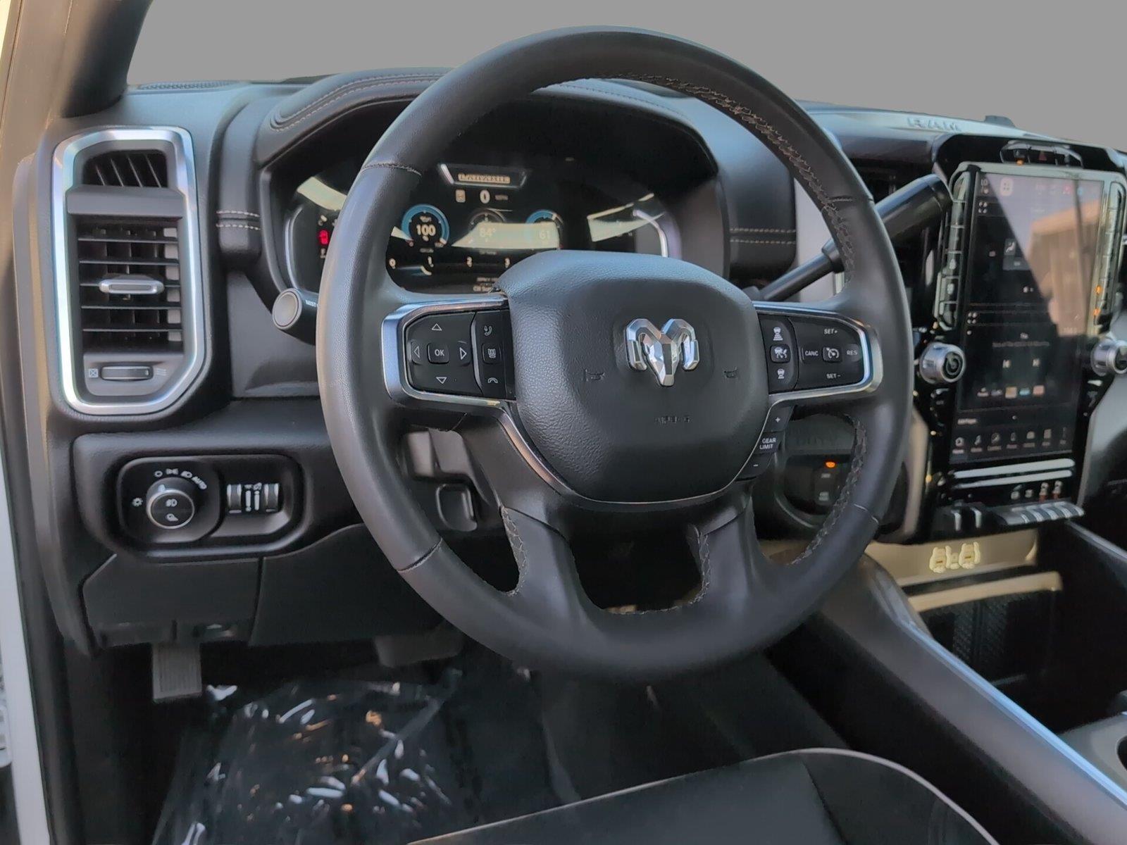 Used 2025 Bright White Clearcoat Ram Laramie image 4