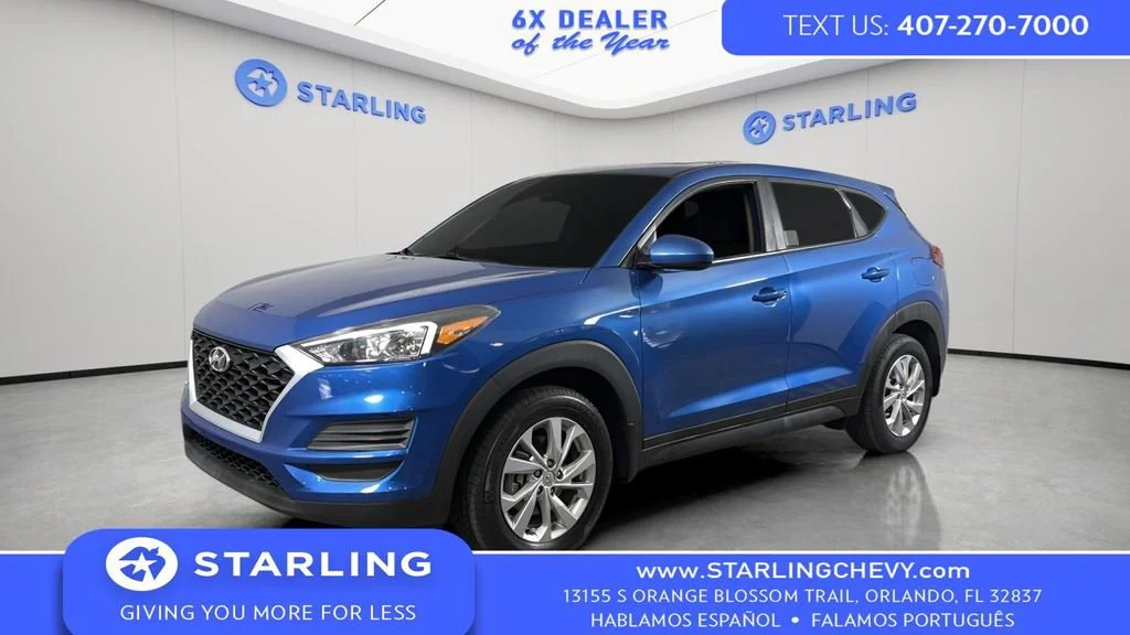 Used 2019 Blue Hyundai SE image 1